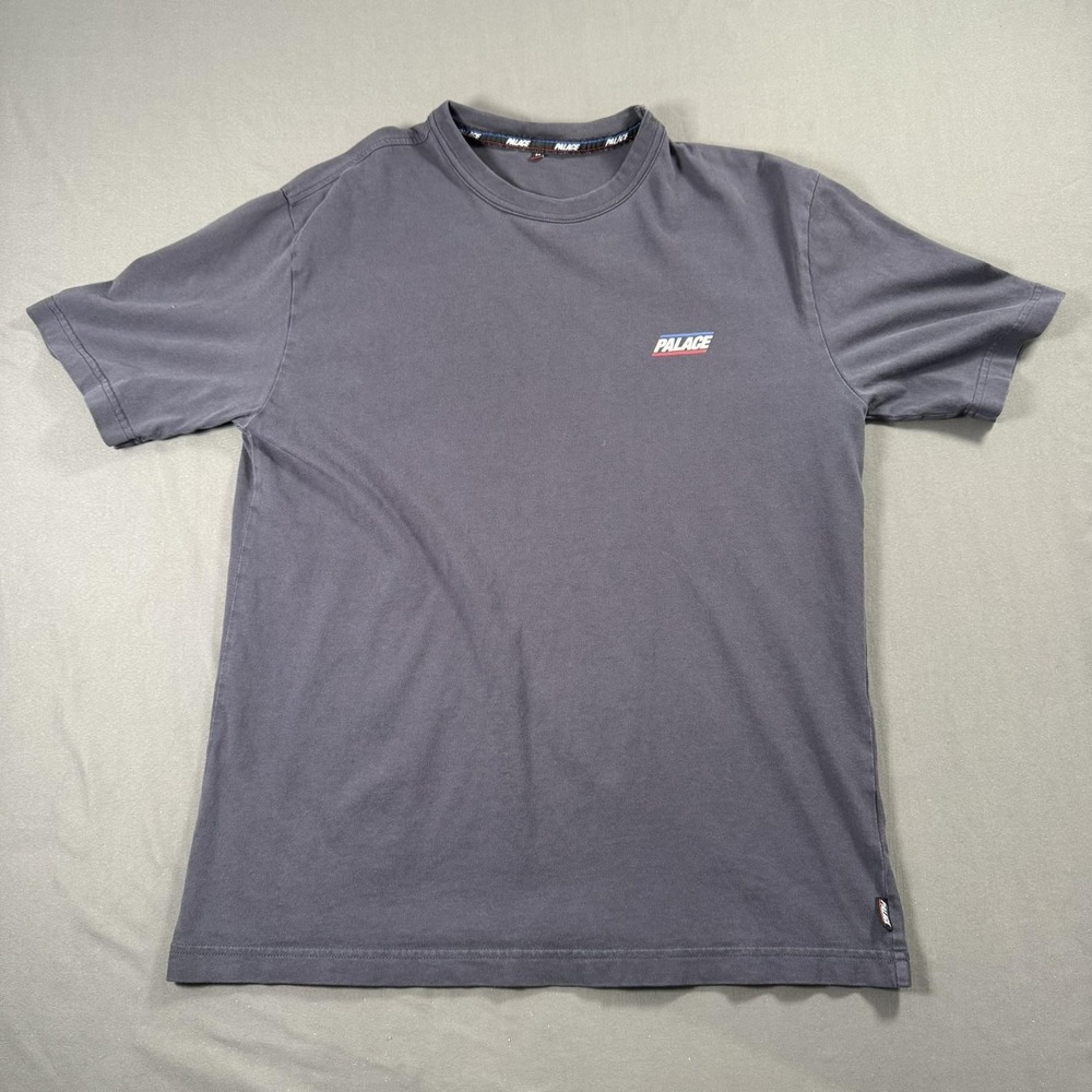 Palace Skateboards Shirt Mens Medium Gray Basically A T Shirt Small Logo Tee
